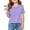 Light Purple, variant on Shirts for Girls Short Sleeve Tops Trendy Pink Summer T-Shirts Boys Clothes 13-14 Years