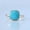 Rose Plated, variant on Cushion Cut Arizona Turquoise Ring, 925 Sterling Silver Solitaire Ring, Anniversary Ring, Minimalist Ring, Stackable Ring, Bezel Set Ring