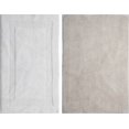 thumbnail image 2 of Chesapeake Basel reversible cotton White/Sandshell bath rug (21"x34"), 2 of 6