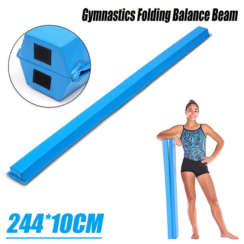 7ft Sectional Gymnastics Floor Balance Beam Skill Performance Training Folding B 