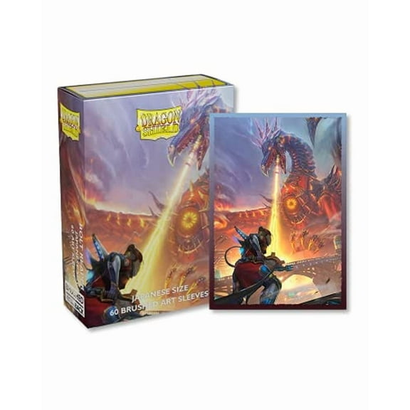 Arcane Tinmen Dragon Shield Sleeves- Matte Limited Edition Brushed Art Japanese: Boly Reaper 60CT- Card Sleeves are Smooth & Tough - Compatible with Yugioh & Cardfight Vanguard (AT-12611)