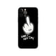 thumbnail image 1 of Funda de tpu negra para iphone 5 5s se 2020 6 6s 7 8 plus x 10 XR XS 11 12 13 mini pro MAX, cubierta trasera de dibujos animados, dedo medio Fivean unisex, 1 of 2