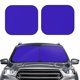 thumbnail image 2 of Balery Darkblue Parasol para parabrisas de coche de 2 piezas | Parasol plegable para parabrisas delantero de coche para la mayoría de sedanes-Small, 2 of 6
