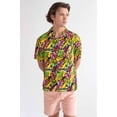 thumbnail image 2 of Ragstock Electric Palms Hawaiian Shirt, 2 of 4