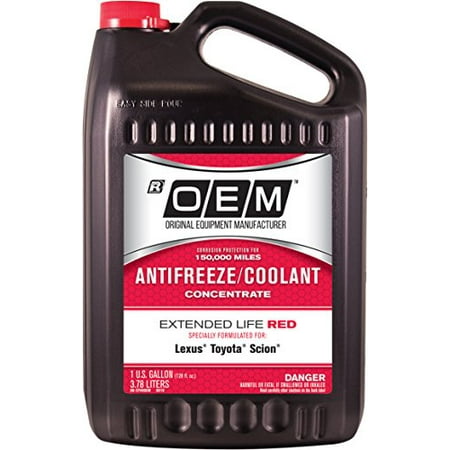 Recochem OEM 86-374ROEM Red Premium Antifreeze Concentrate Extended Life RED, 1 gallon, 1 Pack
