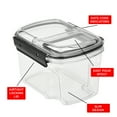 thumbnail image 3 of SharpChef Airtight Food Storage Container with Dispenser & Date Indicator, Easy locking lids, Kitchen Pantry Organization and Storage, BPA-Free, 3 of 5