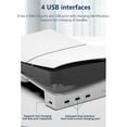 thumbnail image 5 of Support Horizontal PS5 Slim, Support PS5 Slim Pieds Horizontaux sous le Bureau Base Support, Support de Refroidissement Horizontal pour Console Playstation 5 Silm avec 4, 5 of 5