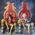 thumbnail image 2 of Figuras de acción creativas de dibujos animados de One Piece, Nika Throne Luffy, juguetes coleccionables, adornos de escritorio, regalos de Navidad para niños, 2 of 5