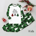 thumbnail image 2 of Penkiiy Family Christmas Pjs Matching Sets Parent Child Warm Christmas Suit Printed Housewear Pajamas Two-piece Children's Suit Green Christmas Pajamas 2 Years, 2 of 6