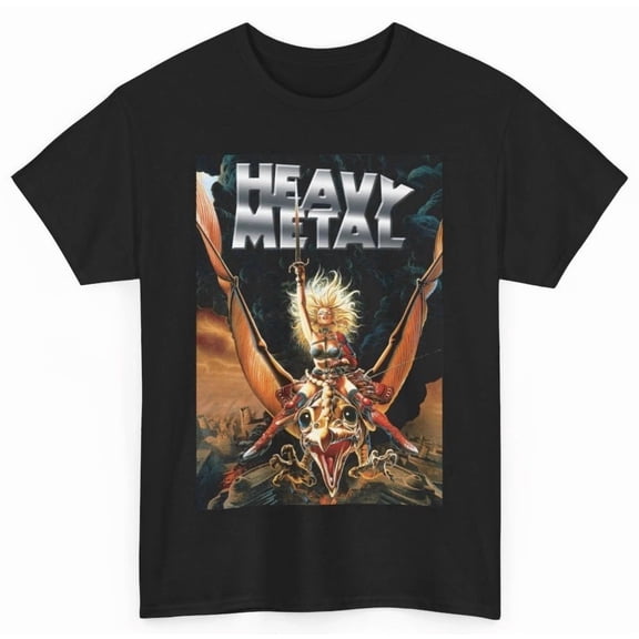 Heavy Metal T Shirt - Taarna - 80's Sci Fiction Cartoon Classic Retro Tee - New | eBay