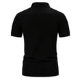 thumbnail image 5 of USNSM Men's Classic Fit Golf Shirt Short Sleeve Shirts Dry Moisture Wicking Performance Outdoor Casual Collar Shirt Black L, 5 of 6