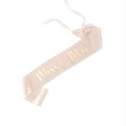 Weddingstar Blush Pink & Rose Gold Satin Bachelorette Party Sash - Miss To Mrs