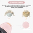 thumbnail image 5 of Ocanoiy Portabebés para recién nacidos y niños pequeños con asiento de cadera, portabebés canguro para bebés, portabebés para hombres/mujeres, papá, mamá (rosa), 5 of 5