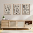 thumbnail image 4 of HPINUB Vintage Food and Drink Framed Canvas Wall Art Set,Sketch Pizza Cheers Wall Decor,Thanksgiving Dinner Turkey Artwork,Black and white Art Prints for Kitchen,Dining Room,Gatherings Decor-16"x24", 4 of 5