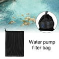 thumbnail image 1 of Pump Filter Mesh Bag Mesh Anti-clog Pump Barrier Bag with Drawstring Reusable Pond Pump Protector Pump Filter Accessories for Ponds Fish Tank Aquarium Swimming Pool, 1 of 9