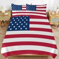 thumbnail image 4 of Abstract USA Flag Set Duvet Cover Themed Multicolor Polyester Bedding Set Duvet Cover for Twin Size, 4 of 6