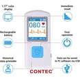 thumbnail image 2 of Monitor Portátil de ECG/EKG Software para PC Electrocardiograma Bluetooth Ritmo Cardíaco Monitor LCD CONTEC CC-PM10, 2 of 2