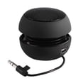thumbnail image 3 of Mini altavoz portátil de viaje de 3,5 mm con batería incorporada para teléfono móvil, MP3 y PC, color negro, 3 of 15