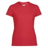 Gildan Missy Fit Womens XS Adult Performance Short Sleeve T-Shirt, Red (6 Pack)