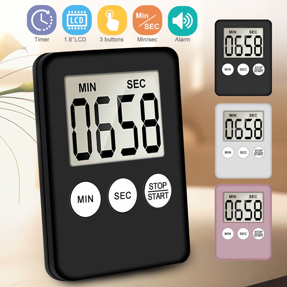 Kitchen Count Timer, TSV 2PCS Digital Kitchen Timers [ 2020 Version