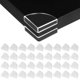 thumbnail image 1 of [Paquete De 36] Protectores De Esquinas Delgados Y Transparentes Tomorotec Protectores De Bordes Cojín De Esquina Para Seguridad Del Bebé Para Muebles Mesa Delgada Ventanas Cama Y Etc., 1 of 1