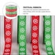thumbnail image 2 of 4 rollos de cinta de decoración navideña lazo de copo de nieve cinta impresa suministros de bricolaje, 2 of 5