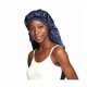 thumbnail image 1 of wonima11 Extra Large Satin Bonnet for Curly Hair Stay on All Night Navy, 1 of 1