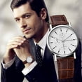 thumbnail image 1 of Classic Roman Dial Men's Watch with Calendar and Strap for, 1 of 5