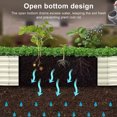 thumbnail image 3 of Cama Elevada de Metal para plantas, Diseño Ovalado, Caja para Plantas de Jardín, Terraza, Cama Para Verduras, Maceta, Caja de Flores para Balcón y Jardín, 3 of 7
