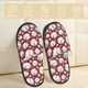 thumbnail image 2 of Fotbe Cute Baseball Pantuflas Peludas para Mujer con Estampado, Zapatillas de Peluche, Zapatos de Invierno para Casa, Uso Interior y Exterior-Large, 2 of 8