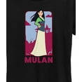 thumbnail image 3 of Disney Princess - Mulan Full Body Portrait - Women's Short Sleeve Graphic T-Shirt, 3 of 5