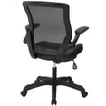 thumbnail image 3 of Modway Veer Vinyl Office Chair in Black, 3 of 4