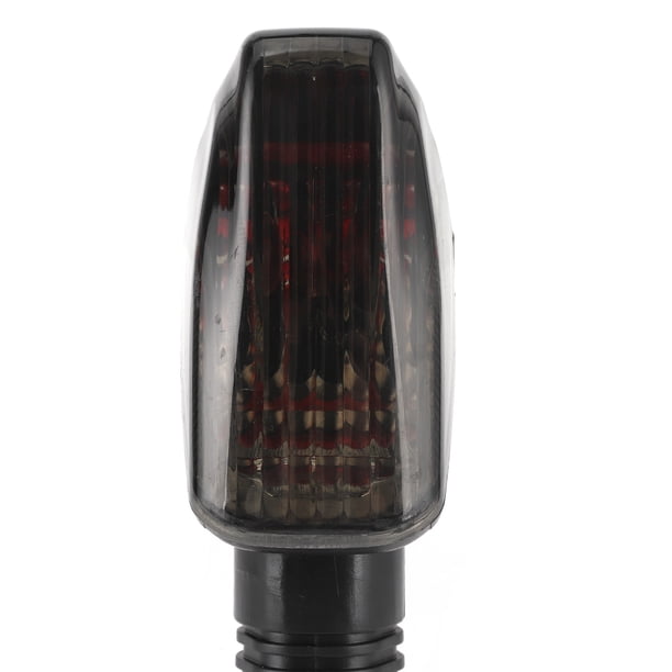 MAYUJIAA 2pcs Motorcycle LED Turn Signal Light Smoky Lens 12V Fit