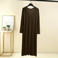 thumbnail image 4 of LIaqionyy Womens Long Sleeve Nightgown Plus Size Sleepwear Nightdresses Soft Ladies Night Gown Sleepshirts, 4 of 6