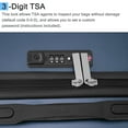 thumbnail image 6 of Ktaxon 3-Piece Hardshell Luggage Set Lightweight ABS+PC Carry On Suitcase with TSA Lock, 360° Spinner Wheels Blue, 6 of 9