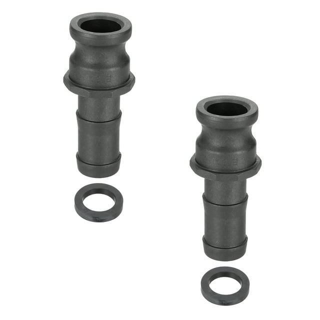 Adaptadores macho de tapón de polvo de 1" de aluminio Uxcell, 2 Pcs