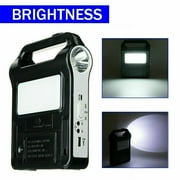 Portable Solar Generator USB Charger 6V 9W Solar Panel Power Storage Generator Home System Kit Rechargeable