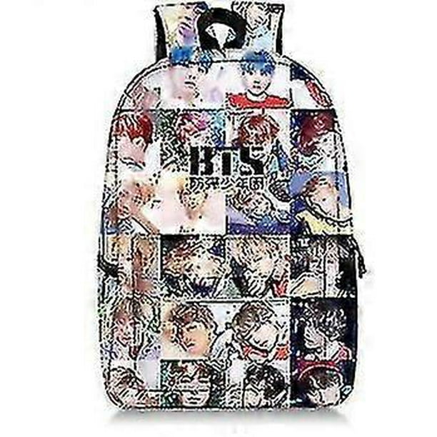 Bts Idol Fashion School Bag Leisure Travel Large-capacity Backpack-style A-13