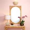 thumbnail image 2 of Jamie Young Co Barnacle Beaded Demi Lune Sconce in Natural Wood Finish, 2 of 8