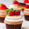 thumbnail image 3 of 100 palillos de dientes con forma de bandera para cócteles, adornos para tartas, mini palillos con forma de bandera para cupcakes, adornos para cupcakes (Alemania), 3 of 5