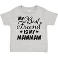 thumbnail image 3 of Inktastic My Best Friend is My Mawmaw with Hearts Boys or Girls Toddler T-Shirt, 3 of 5