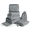 Gray, variant on OKAKA 7 Set Packing Cubes Luggage Organizer Bags Lightweight Breathable for Travel Accessories,Beige