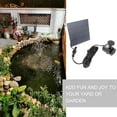 thumbnail image 4 of OUNONA Lar-Powered Bird Bath Fountain Garden Decor Energy-Saving Solar Water Pump 4 Spraying Patterns Easy To Install, 4 of 4