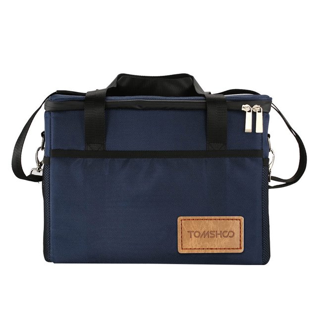 28L Insulated Cooler Bag with 4 Compartments – Waterproof Taped Zipper, Removable Leakproof PVC Lining, Foldable Oxford Cloth Design – Keep Food Hot/Cold for Hours, Ideal for Picnics, Camping, BBQs,