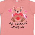 thumbnail image 4 of Inktastic My Granny Loves Me Bear and Hearts Boys or Girls Toddler T-Shirt, 4 of 5