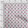 thumbnail image 1 of oneOone Polyester Lycra Fabric Diamond & Swirl Ikat Printed Fabric 1 Yard 56 Inch Wide, 1 of 4