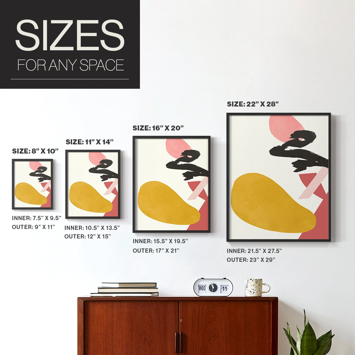 Bright Boy I Framed Print in Black Solid Wood Framed Print No Nail Hanging
