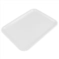 thumbnail image 2 of 4X 10 Inch Long Shape Serving Tray Made of Plastic White, 2 of 2