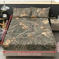 thumbnail image 2 of COEQINE Full Size Sheet Set Soft Easy Care 3 Pieces Bedding Set Fade Resistant Stay in Place Include 1 Fitted Sheet & 2 Pillowcases for Women Men, Camouflage Hunting Forest, 2 of 5