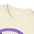 thumbnail image 3 of Adult Womens Boho October Stop Domestic Violence T-Shirt, Purple Rainbow, 3 of 3